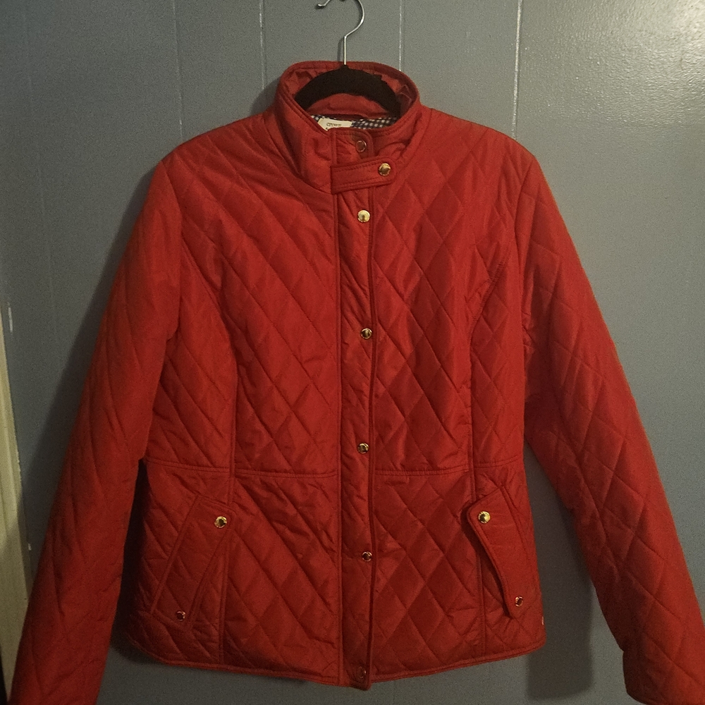 Red Quilted Jacket - Picture 5 of 6